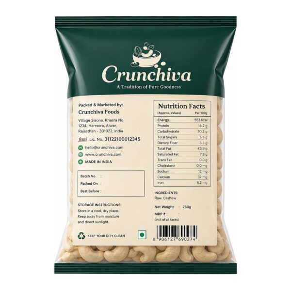 Raw Cashew